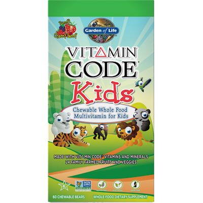 Vitamin Code Kids Chewable Multi 60 tabs Curated Wellness