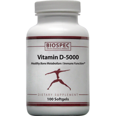 Vitamin D3 5000 100 gels Curated Wellness