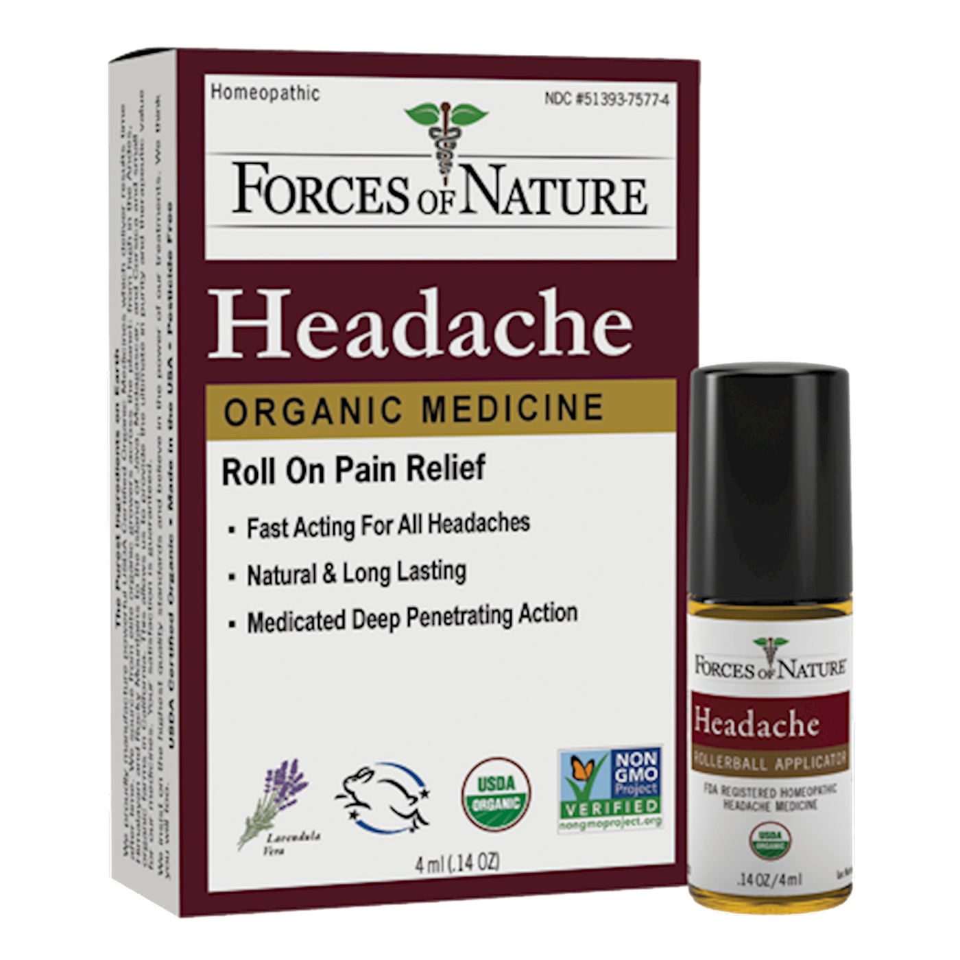 Headache Organic .14 oz Curated Wellness