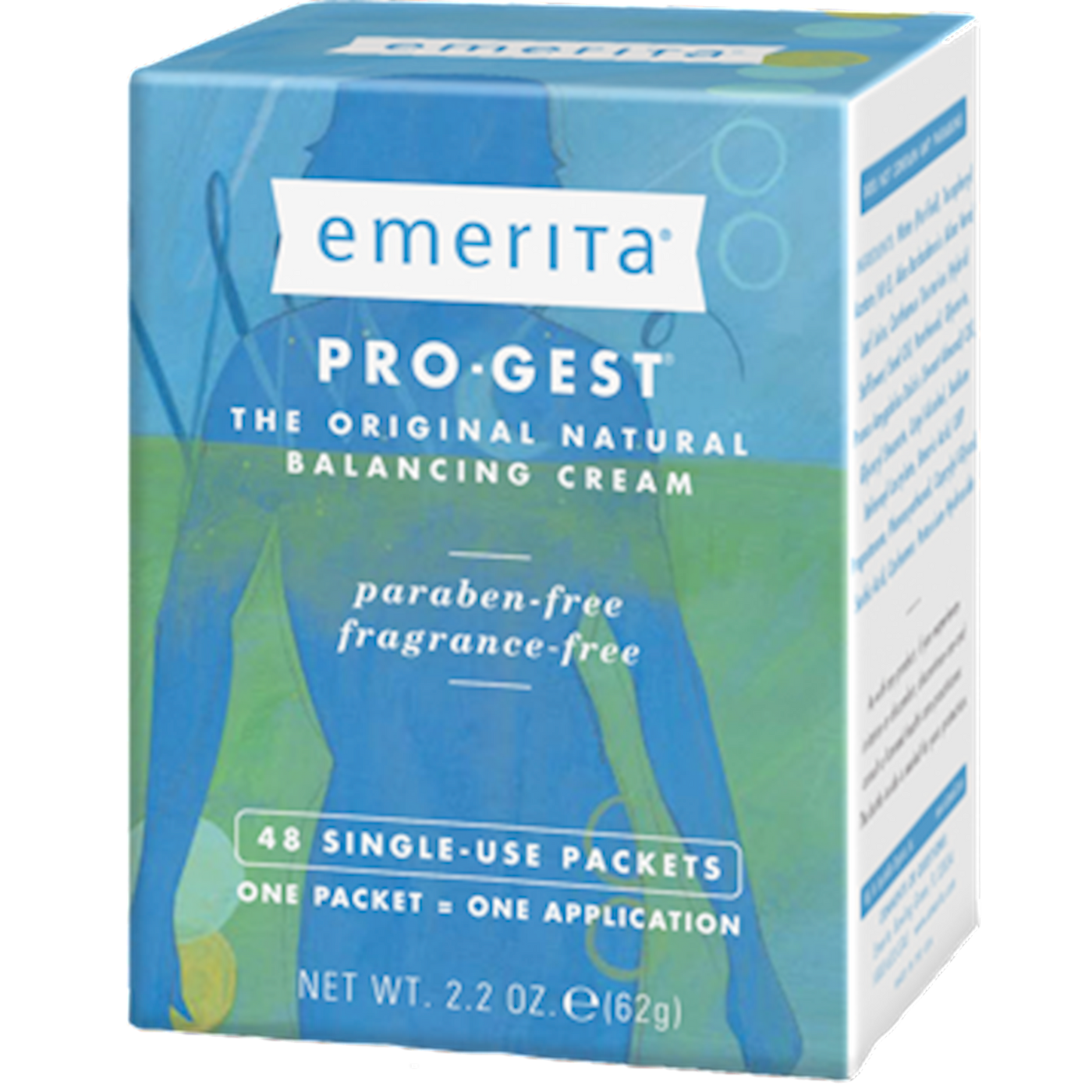 Pro-Gest Body Cream Paraben Free 48pkts Curated Wellness