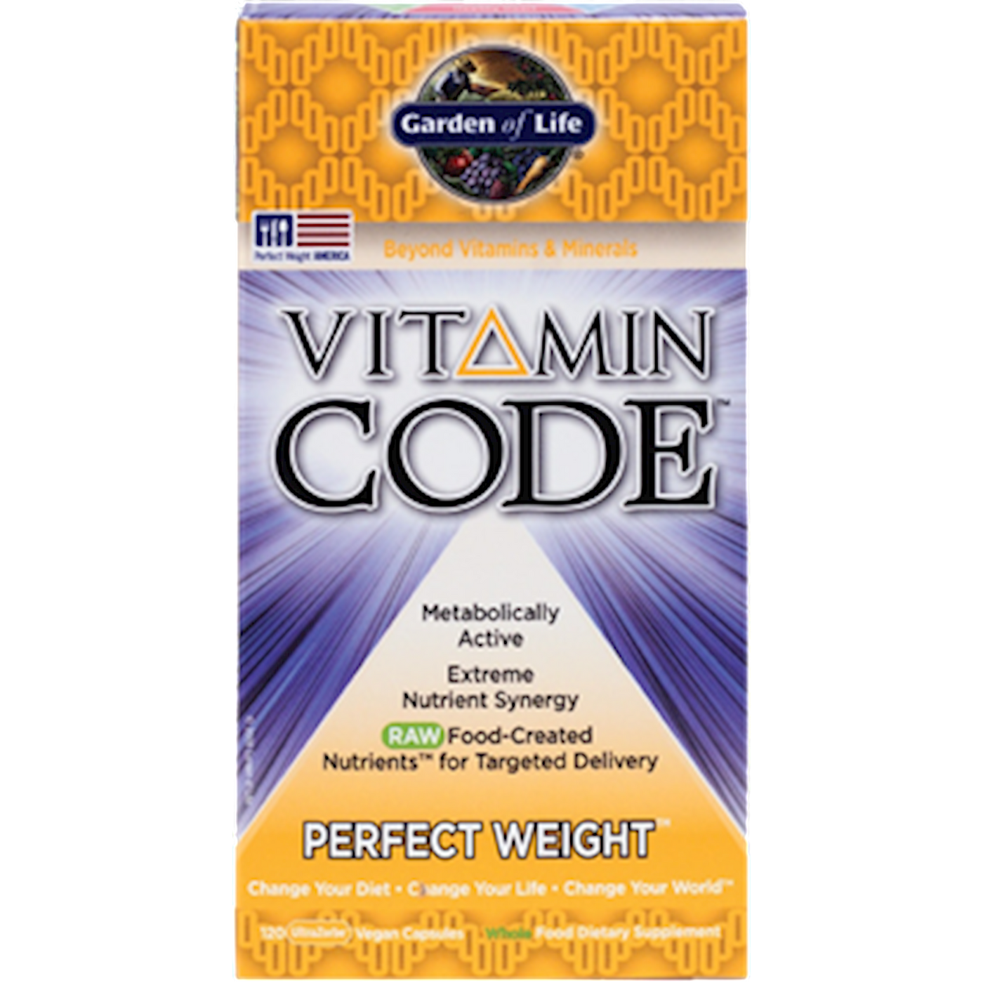 Vitamin Code Perfect Weight 120 vcaps Curated Wellness