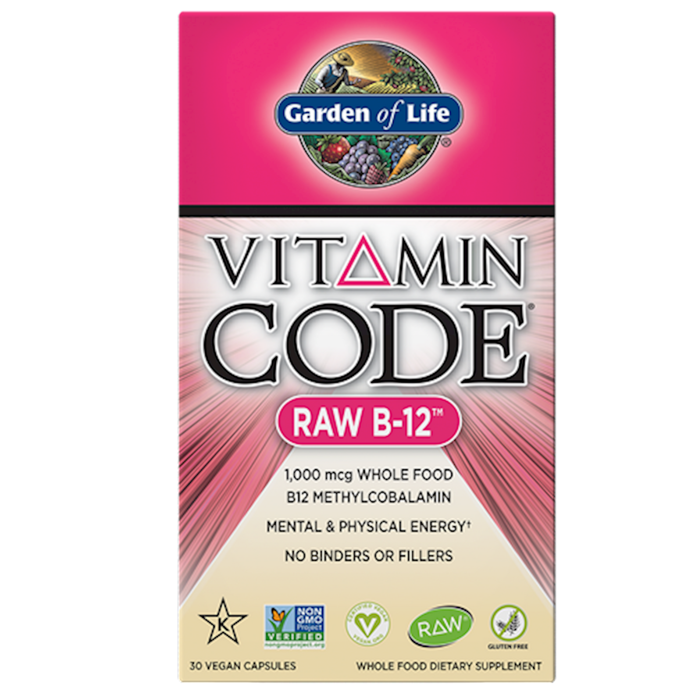 Vitamin Code Vitamin B12  Curated Wellness